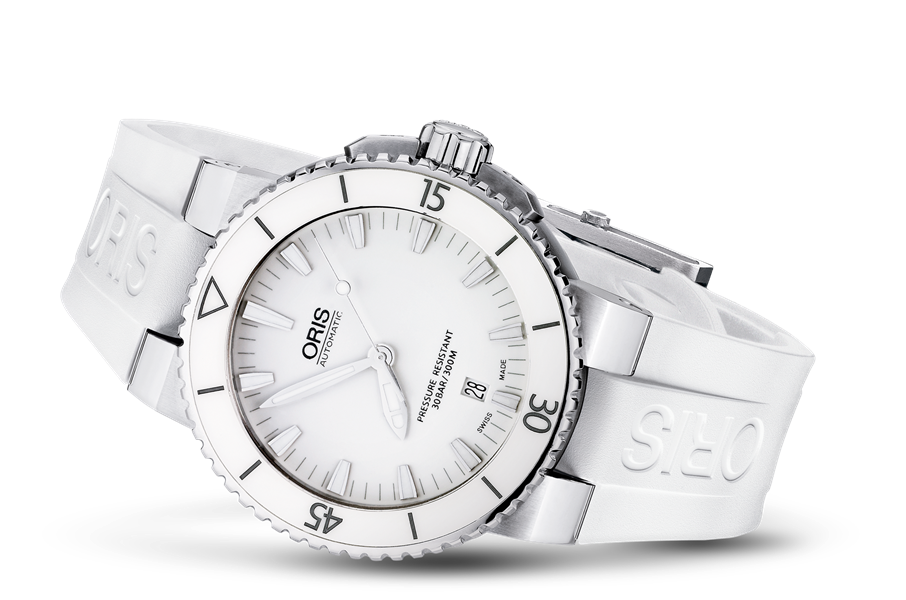 Aquis デイト - 01 733 7653 4156-07 4 26 31EB | Oris